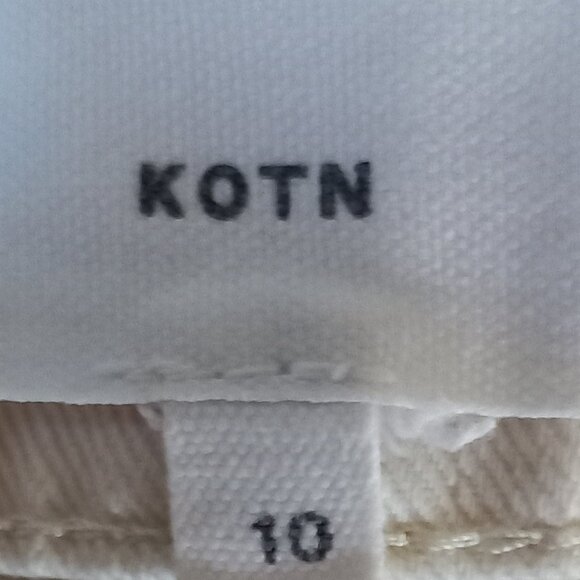 KOTN baggy loose fit white jeans - Picture 2 of 10